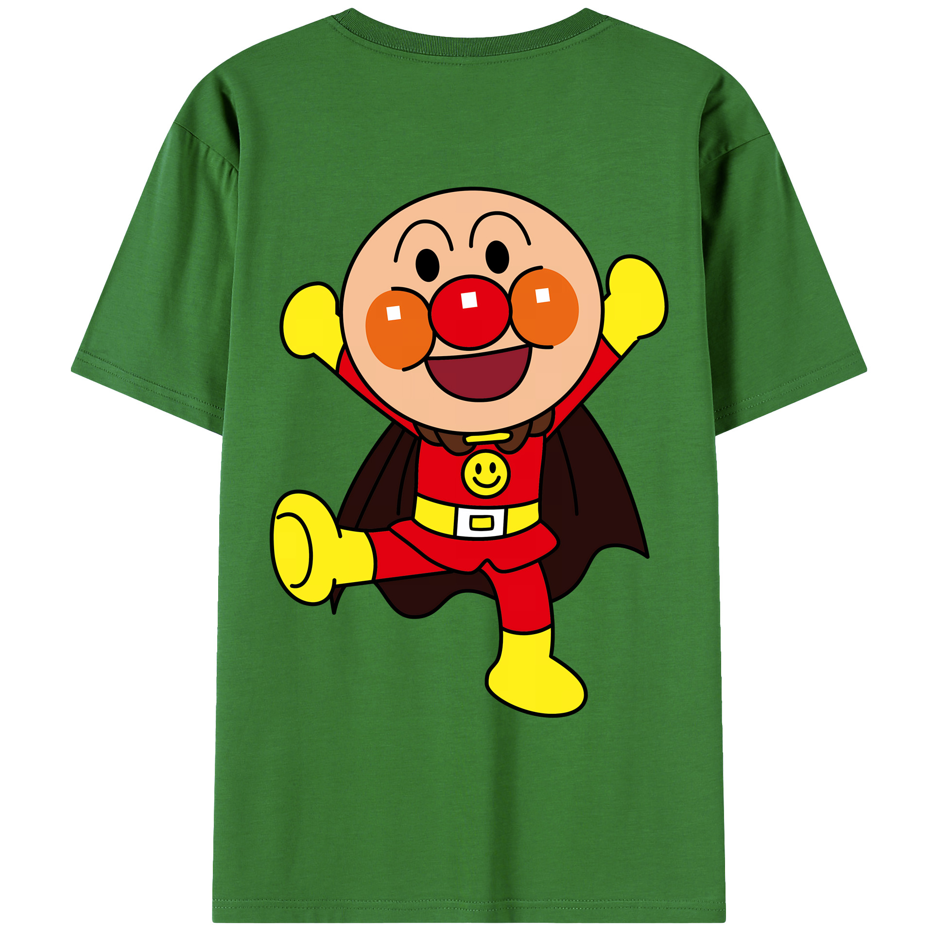 （画像用） アンパンマン Anpanman レディース半袖Tシャツ(バックプリント)